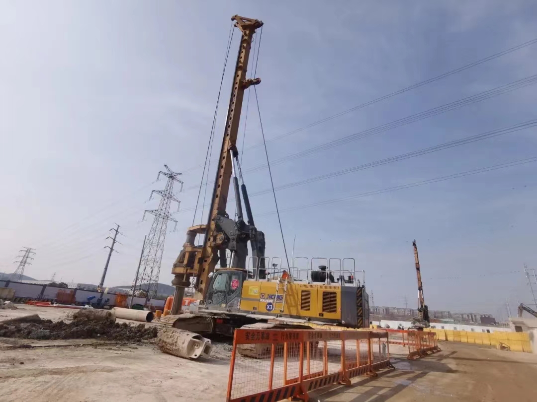 我的地皮我承包！304am永利集团旋挖钻机助建南阳地铁站