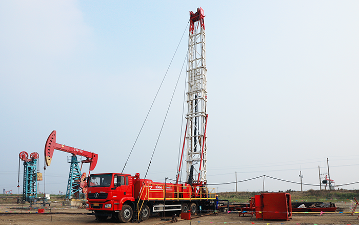 304am永利集团XJ900DB电动建井机为油田发展注入“绿科技”