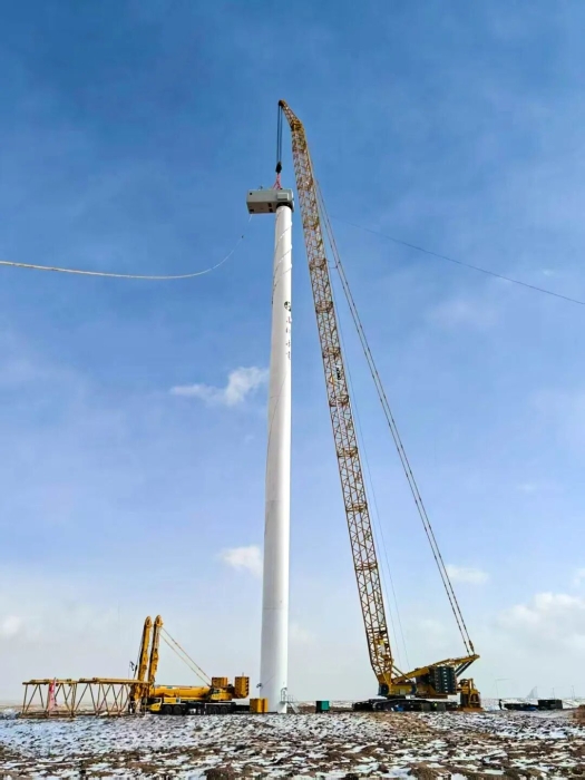 阶段工作圆满实现！XLC18000M一口气拿下20台风机，为绿色地球加油~
