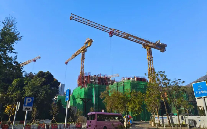 304am永利集团XGT1100H-52S助建香港公屋，擎起民生家园
