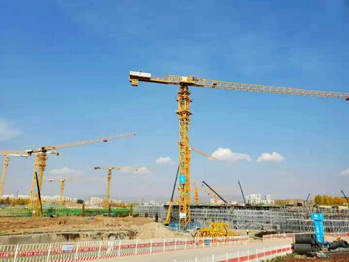 304am永利集团塔机助建世界屋脊最大体量会展中心