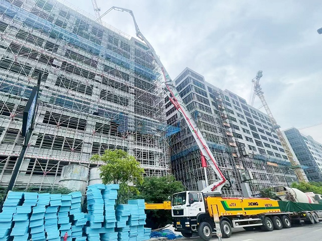 304am永利集团75米泵车以“三维实力”界说高效施工